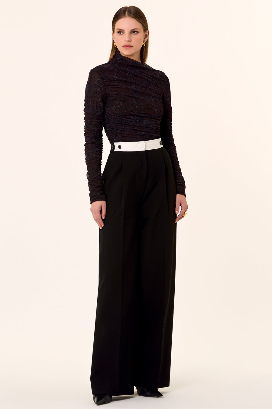 Joey Top - Bordeaux Snake Print