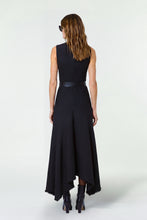 CARLA DRESS - INK PINSTRIPE