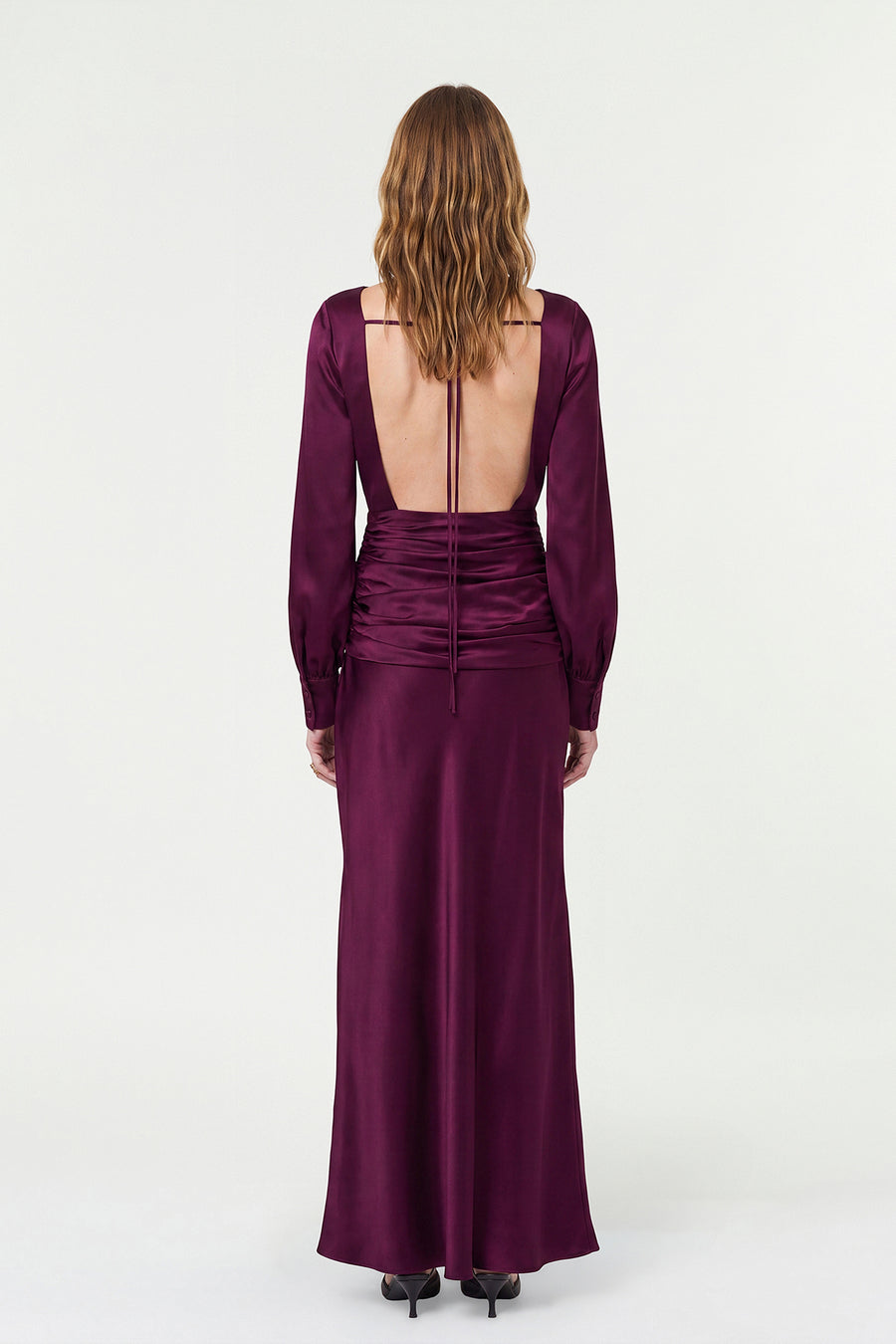 SAMINA DRESS - BLACKBERRY