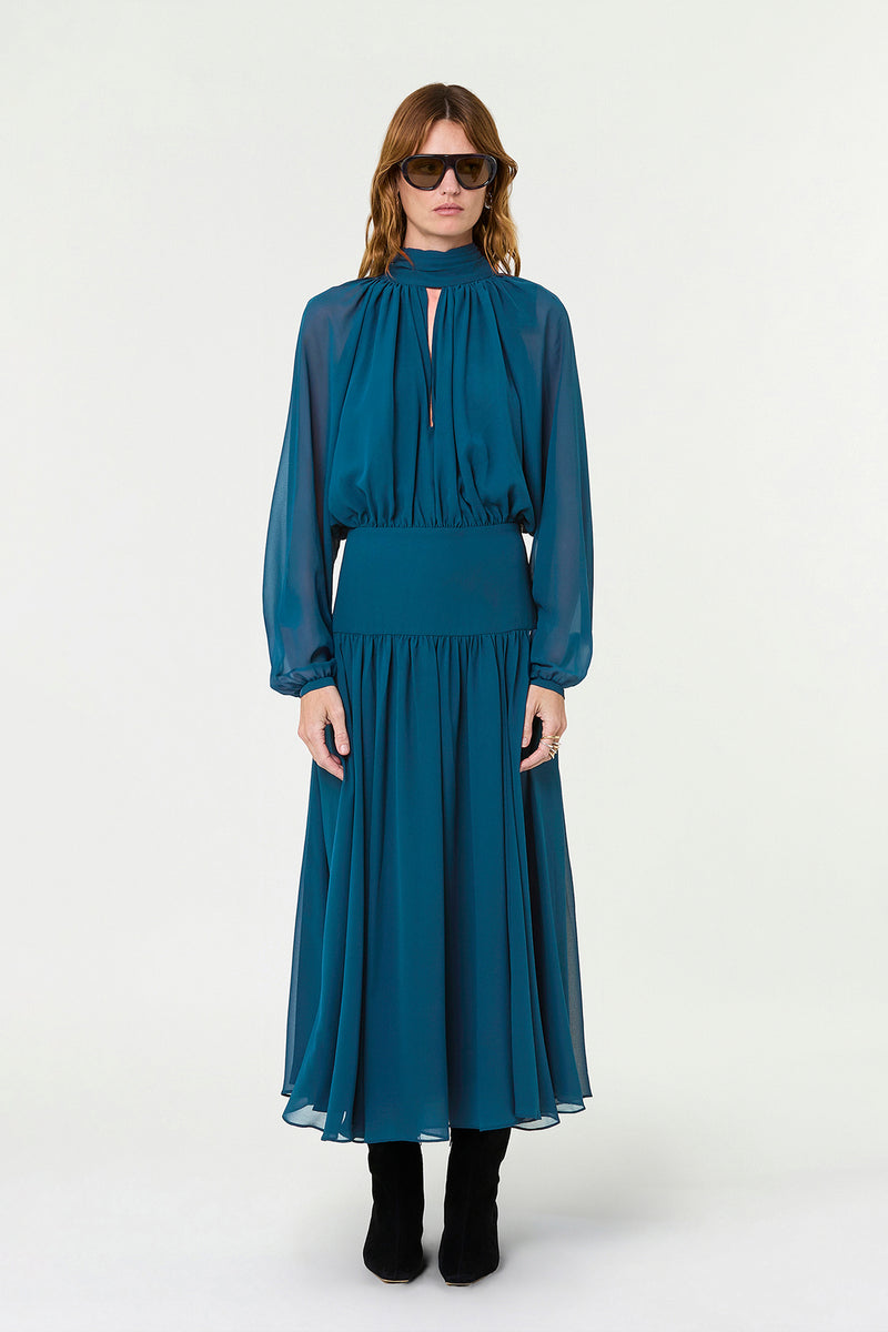 ANETA DRESS - PETROL
