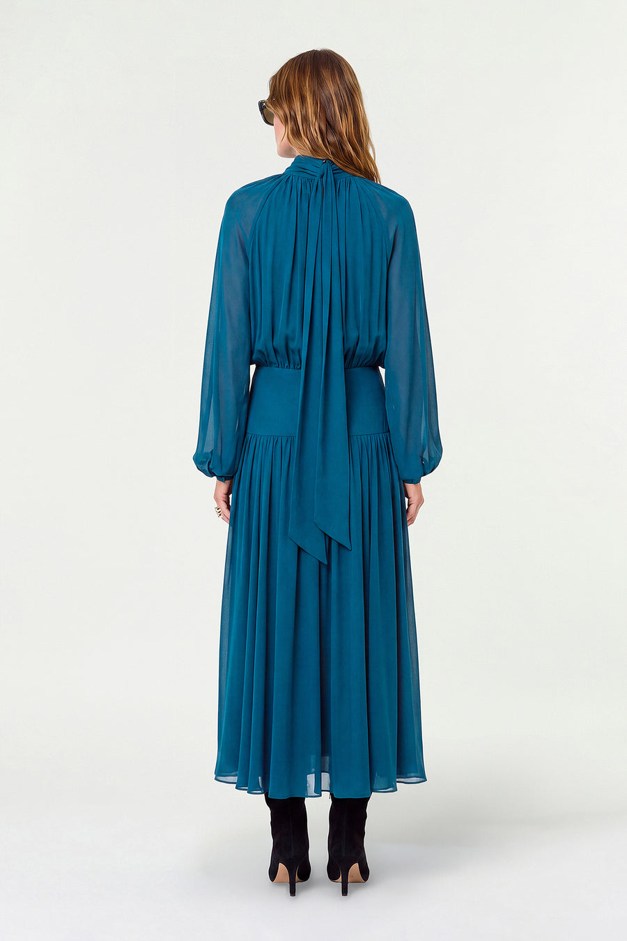 ANETA DRESS - PETROL