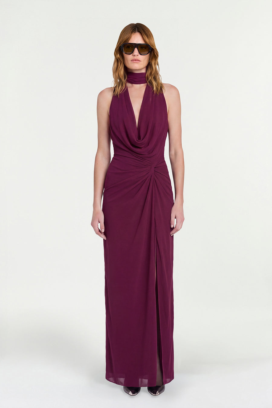BEATRIX DRESS - PLUM
