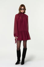 ELIZA DRESS - PLUM