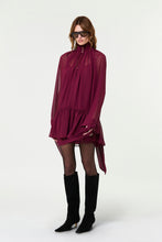 ELIZA DRESS - PLUM