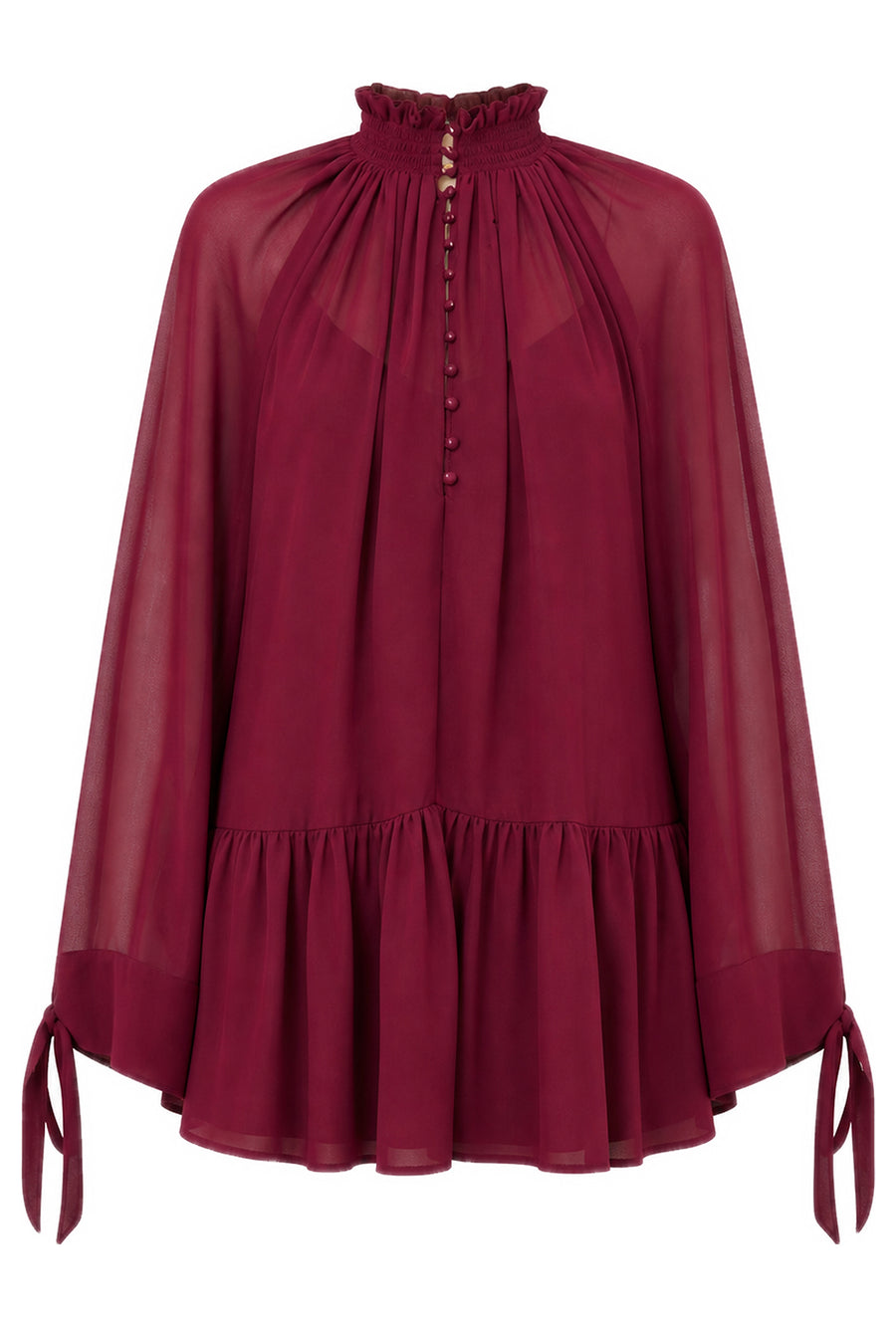 ELIZA DRESS - PLUM