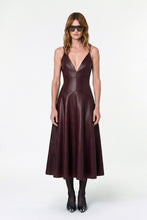 NORA DRESS - OXBLOOD