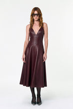 NORA DRESS - OXBLOOD