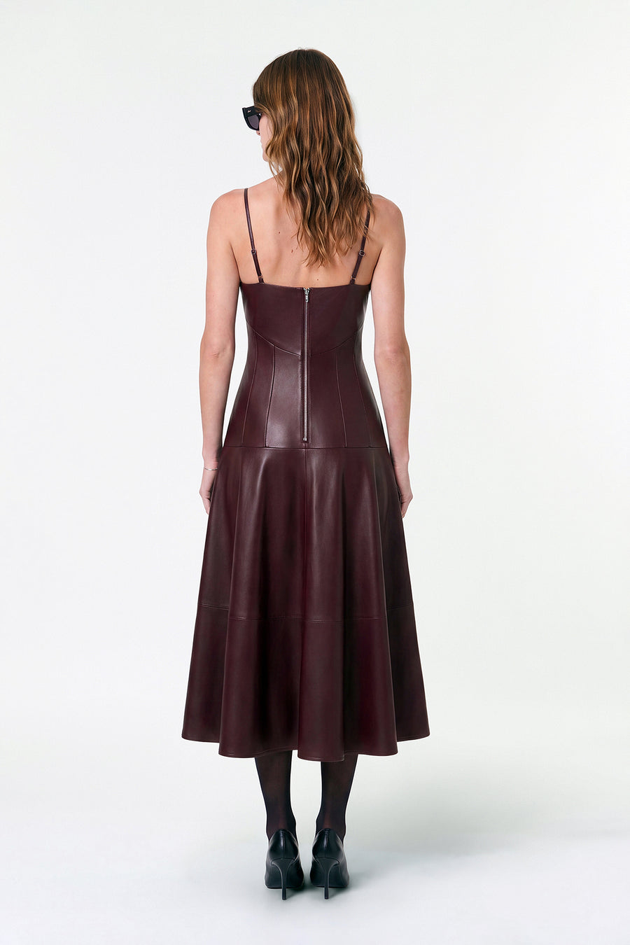NORA DRESS - OXBLOOD