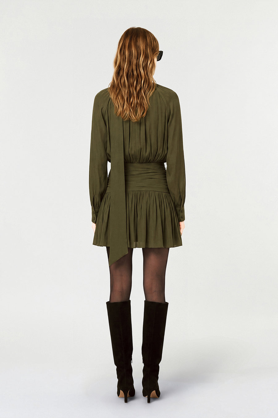 COURTNEY DRESS - OLIVE