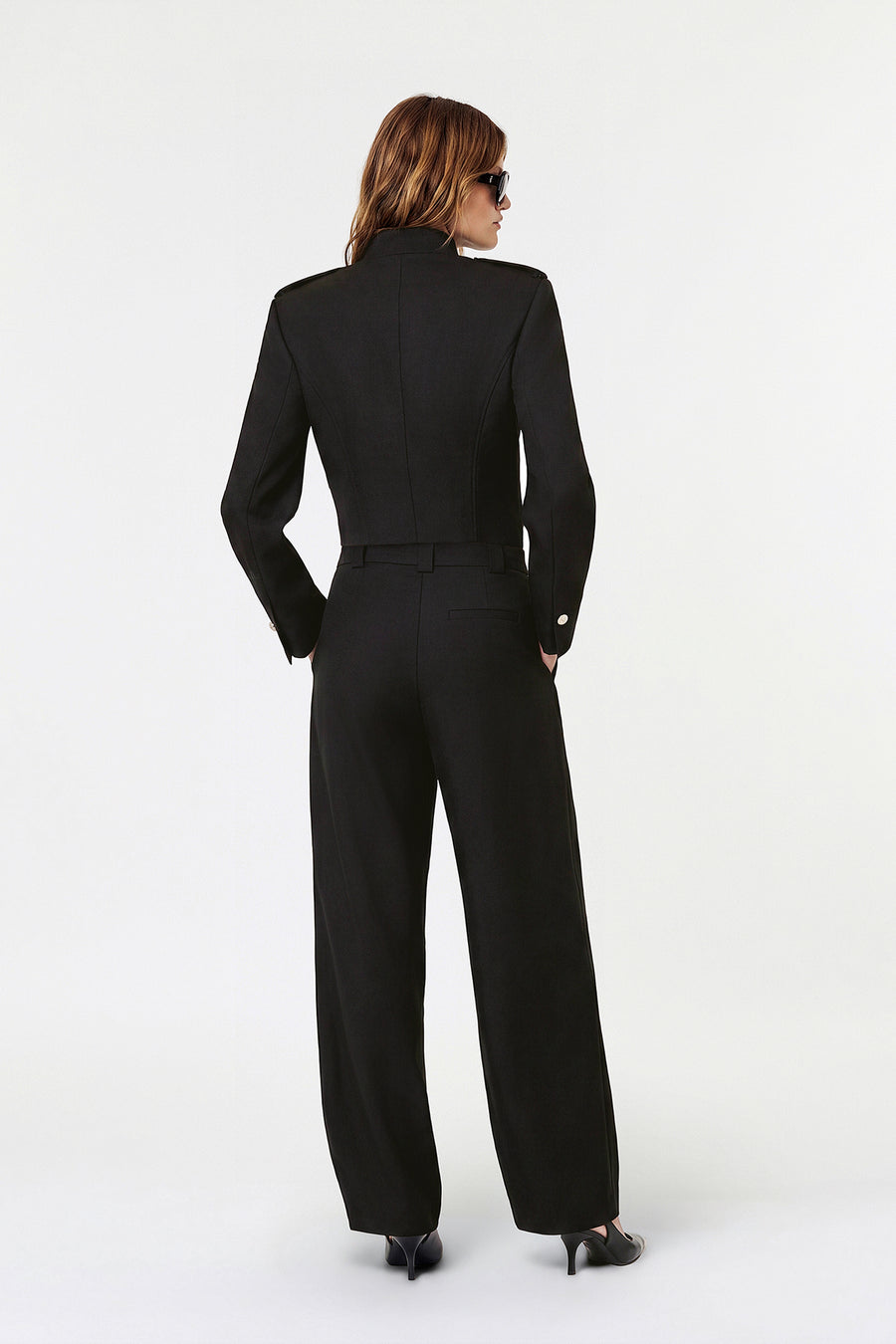 ORLA WRAP PANT - BLACK