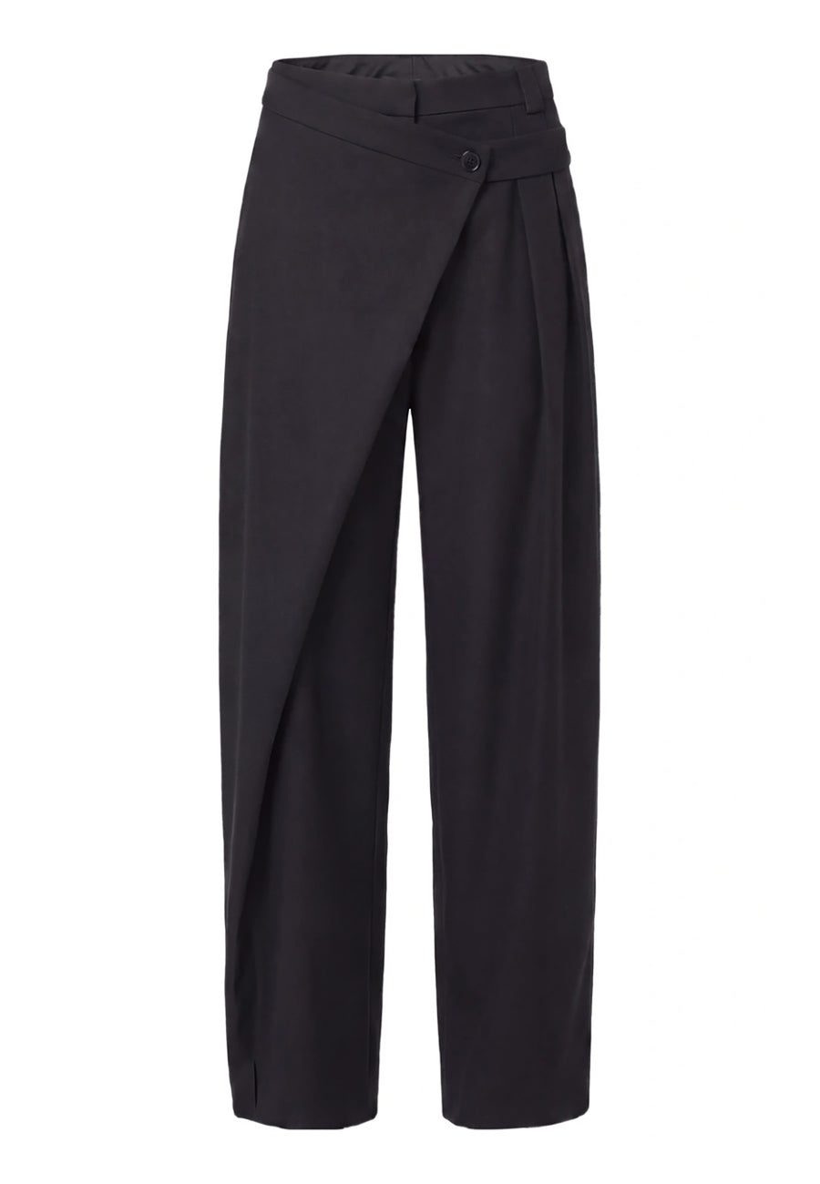 ORLA WRAP PANT - BLACK