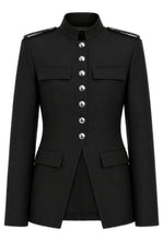 LILLITH MILITARY JACKET - BLACK