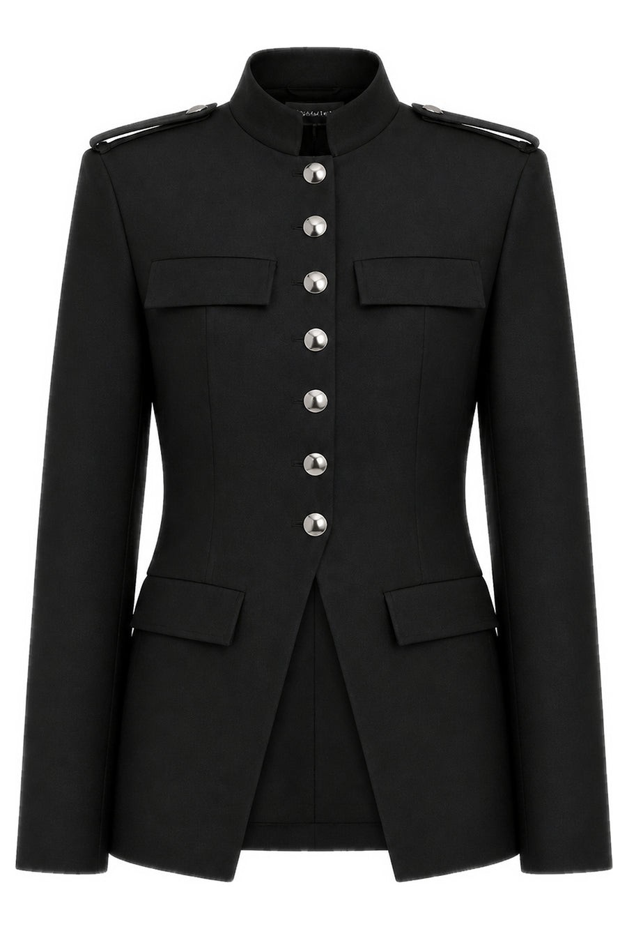 LILLITH MILITARY JACKET - BLACK