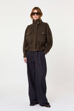 CIARA JACKET - BARK GREEN