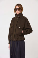 CIARA JACKET - BARK GREEN