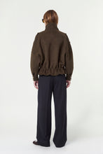 CIARA JACKET - BARK GREEN