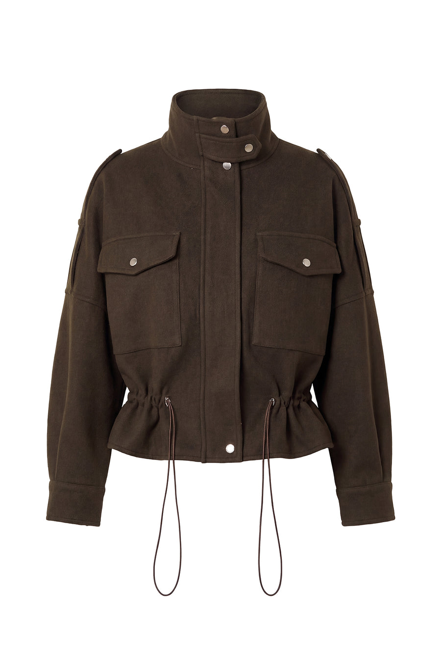CIARA JACKET - BARK GREEN