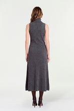 ZINNIA ROLLNECK DRESS - CHARCOAL