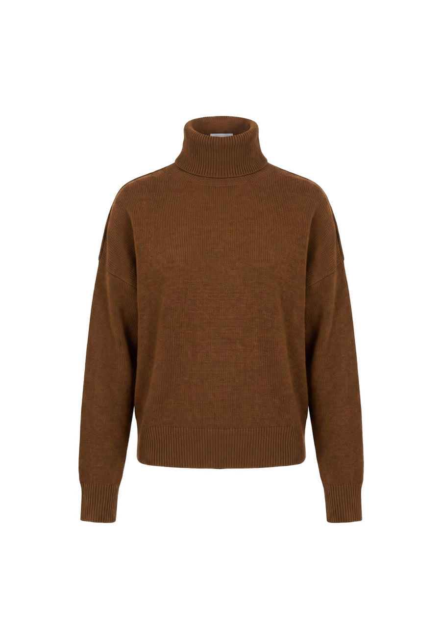 ESME LAMBSWOOL ROLLNECK - CUMIN