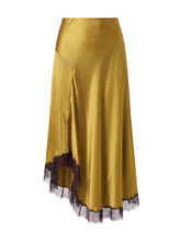 LONDON LACE TRIM SKIRT - CELADON