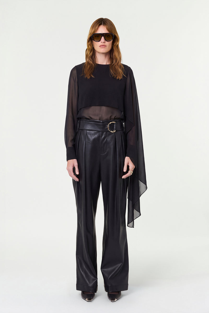 FLAVIA TOP - BLACK