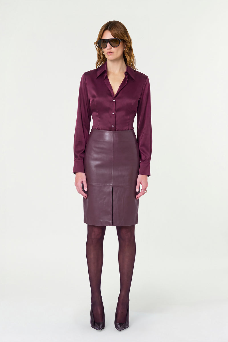 PALOMA SHIRT - BORDEAUX
