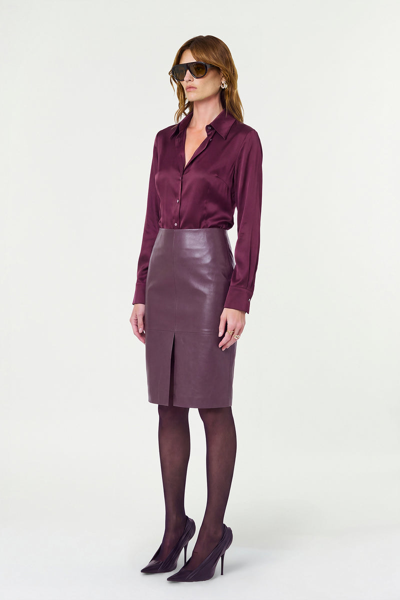 PALOMA SHIRT - BORDEAUX