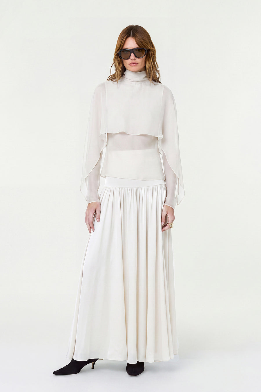 DAHLIA BLOUSE - PEARL