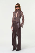 CELESTE TOP - DESERT LEOPARD