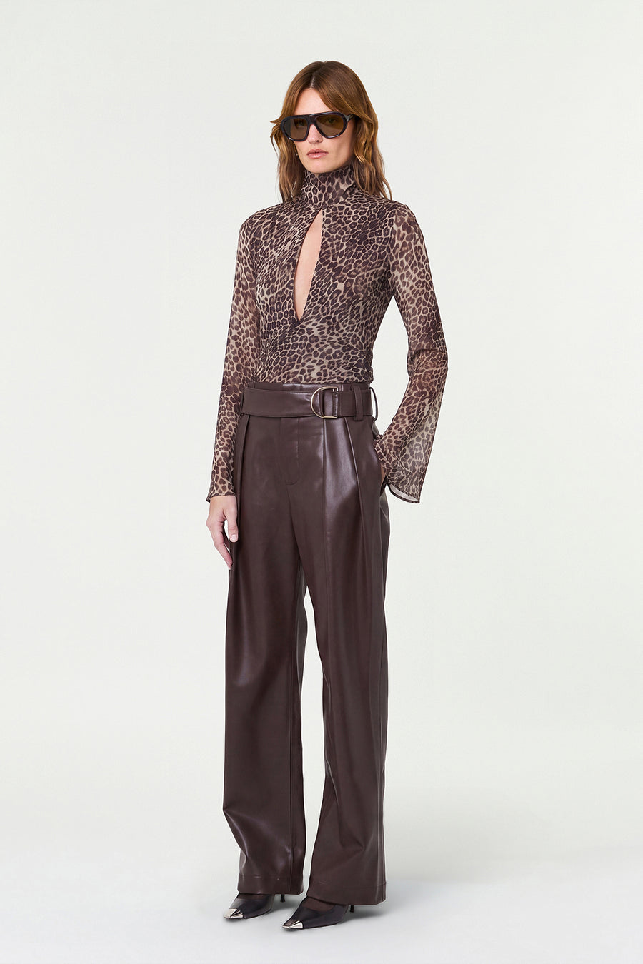 CELESTE TOP - DESERT LEOPARD