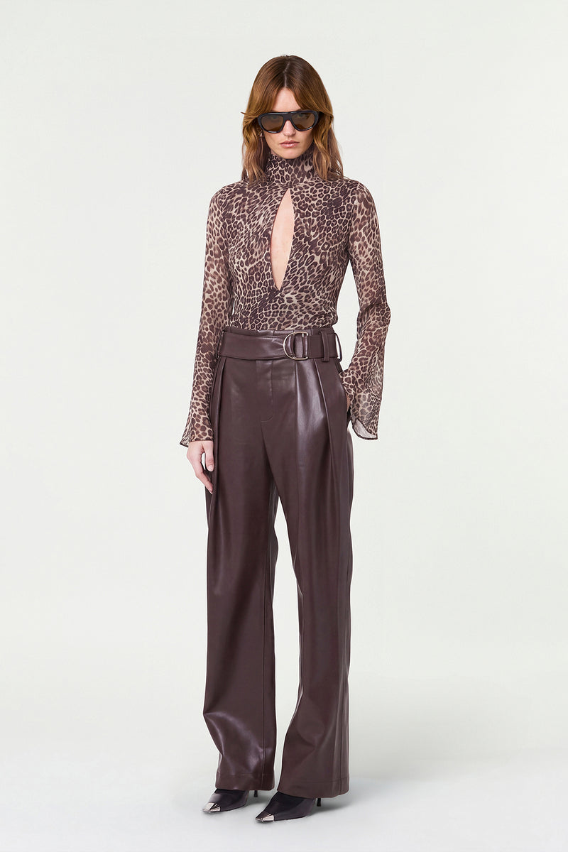 CELESTE TOP - DESERT LEOPARD