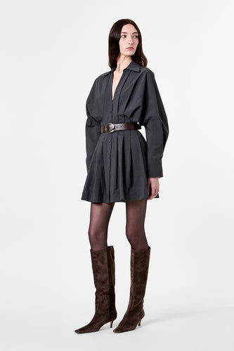 FABIENNE DRESS - CHARCOAL