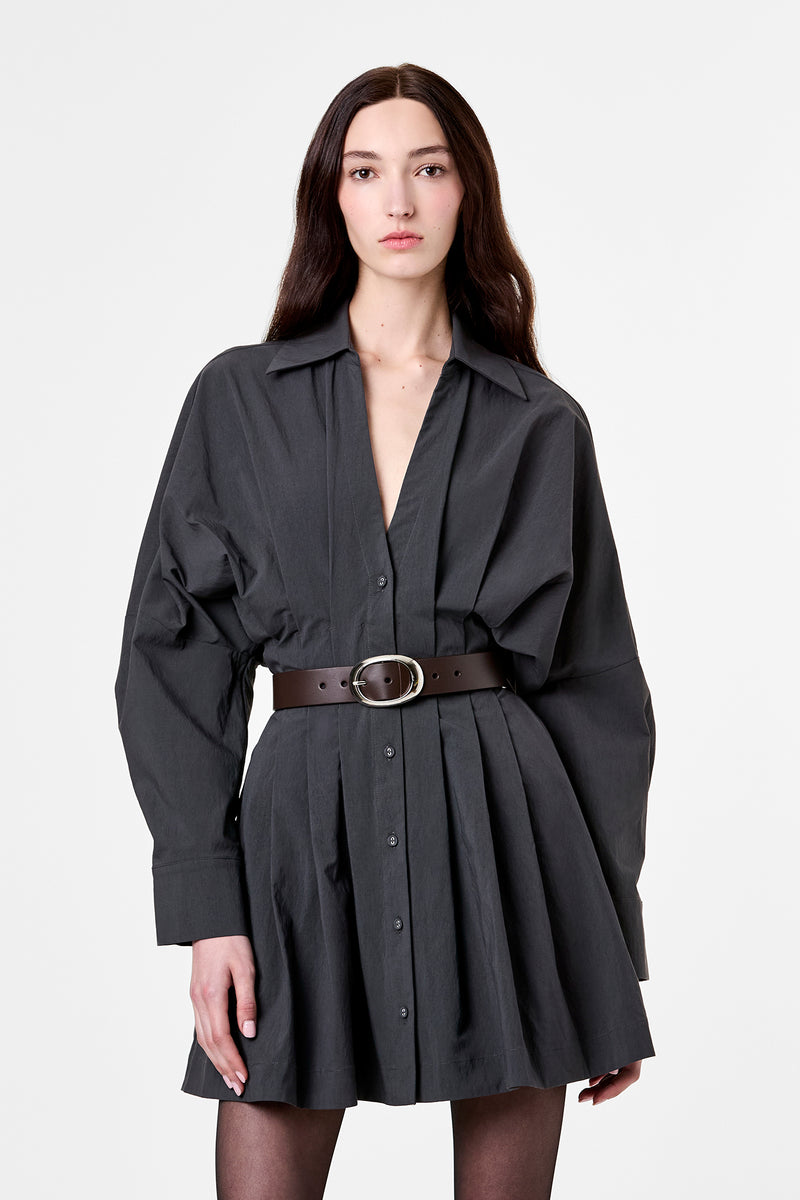 FABIENNE DRESS - CHARCOAL