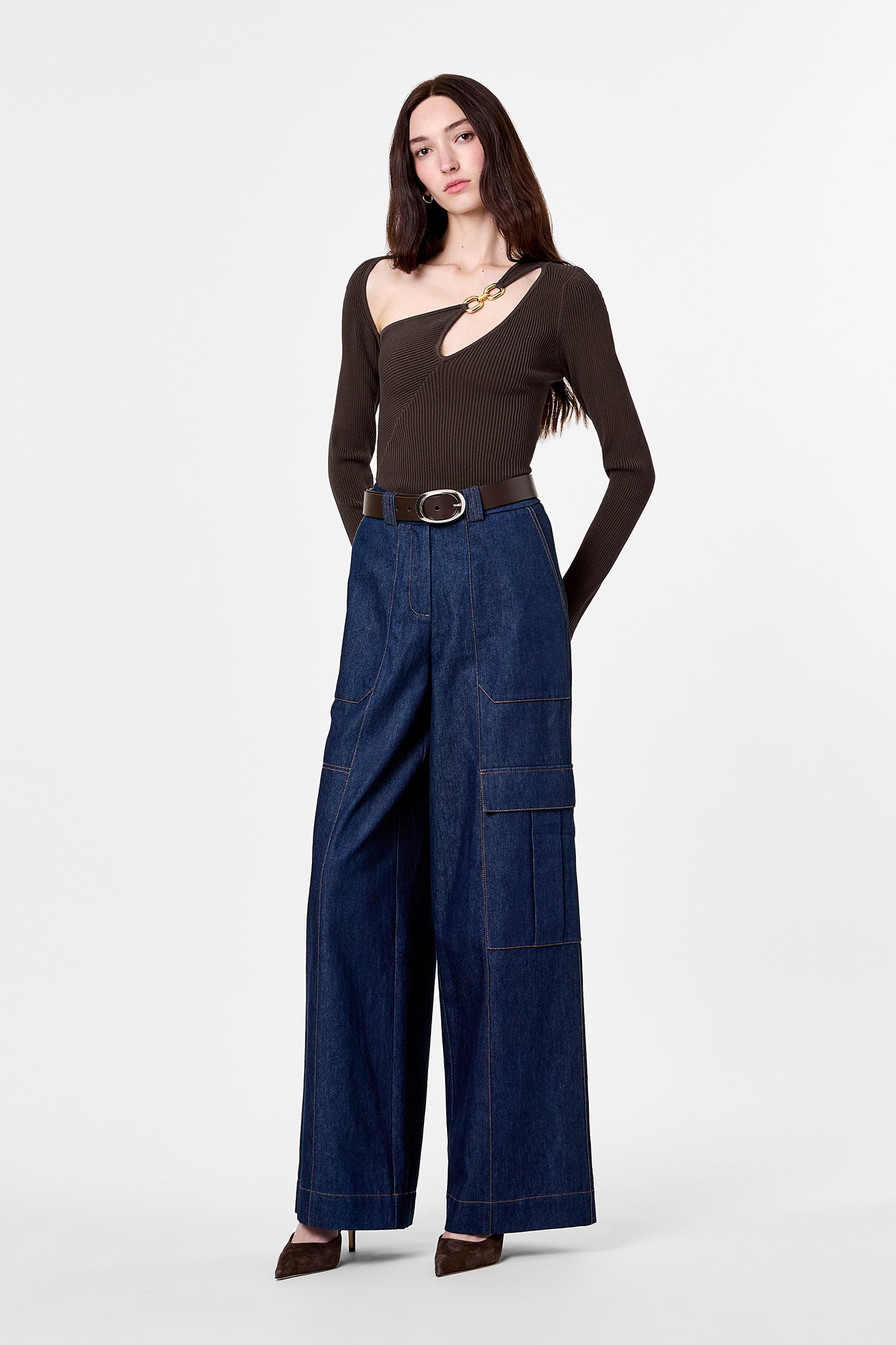 FALDA TOP - CACAO