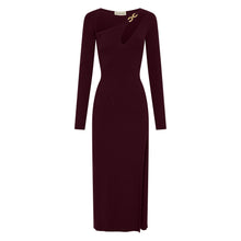 GINERVA DRESS - PLUM