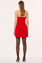 RINA DRESS - CRIMSON