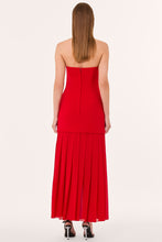 RHONDA DRESS - CRIMSON