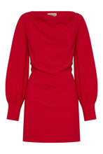 HILDA DRESS - CRIMSON