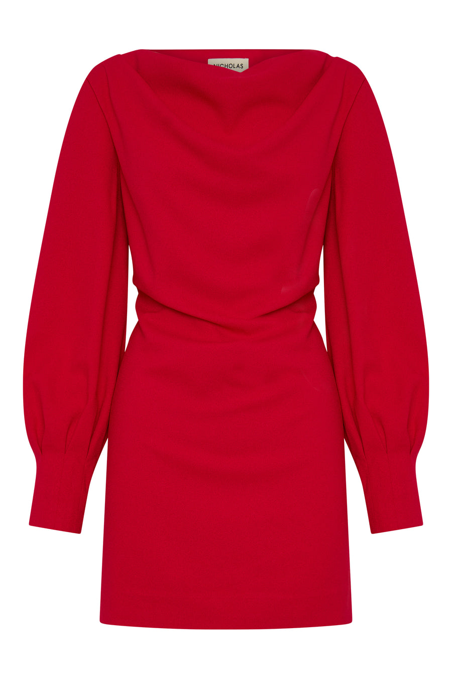 HILDA DRESS - CRIMSON