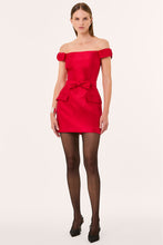 PEMA DRESS - CRIMSON