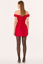 PEMA DRESS - CRIMSON