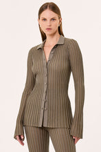 MIKA SHIRT - OYSTER LUREX