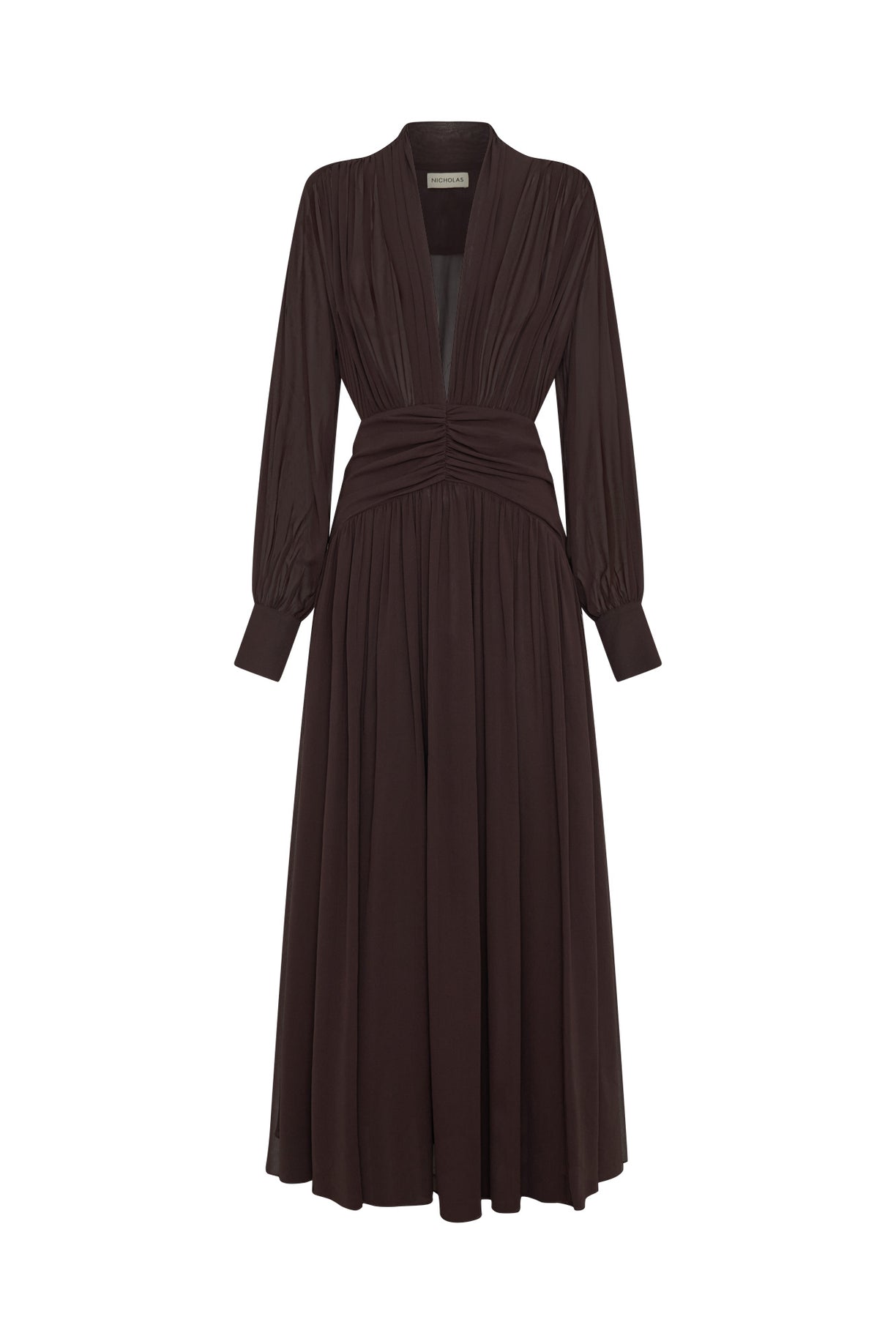 JOCELYN DRESS - CACAO NICHOLAS JOCELYN DRESS - CACAO NICHOLAS