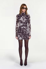 KAIA MESH DRESS - TRUFFLE FLECK