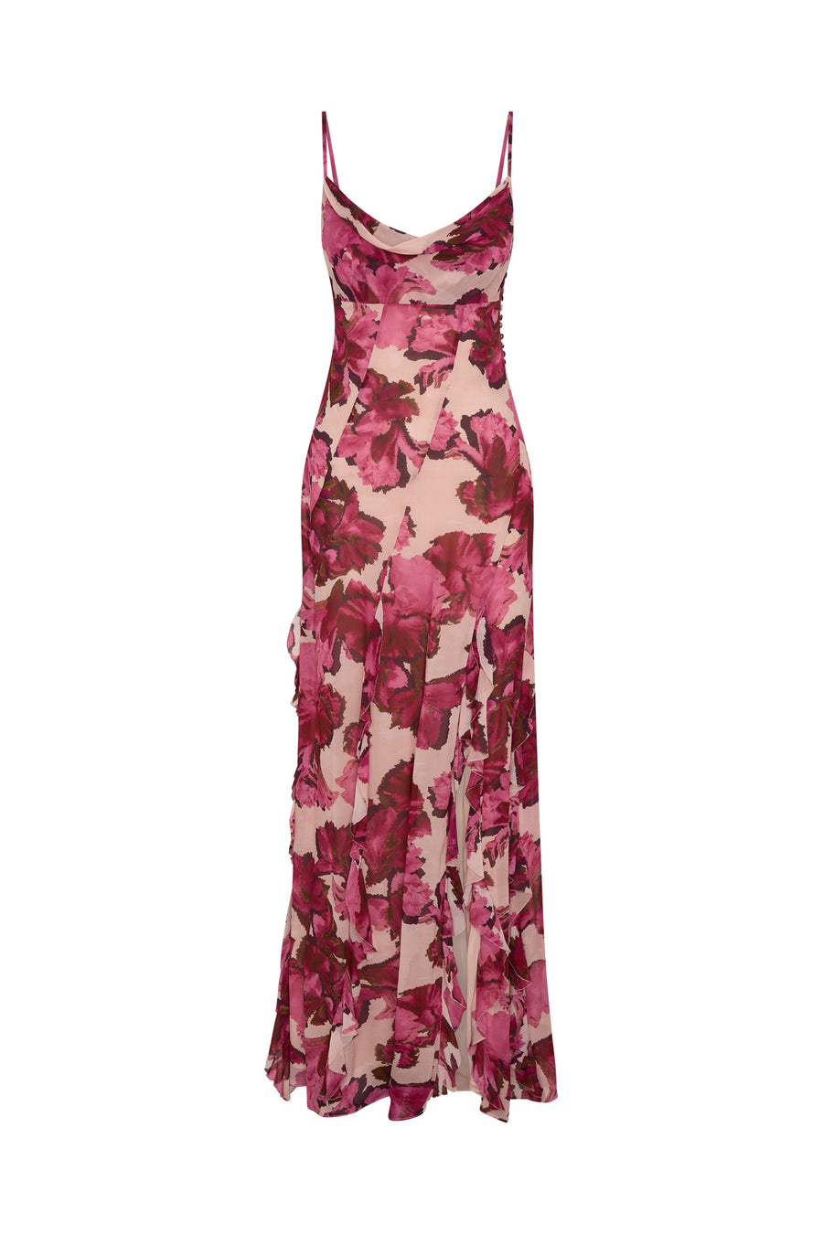 KAMILA DRESS - WILLA FLORAL MAGENTA
