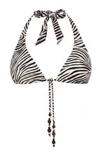 MALTA BIKINI TOP - GRAPHIC ZEBRA