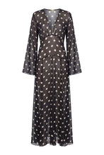 MARELLA DRESS - BLACK IVORY POLKA DOT