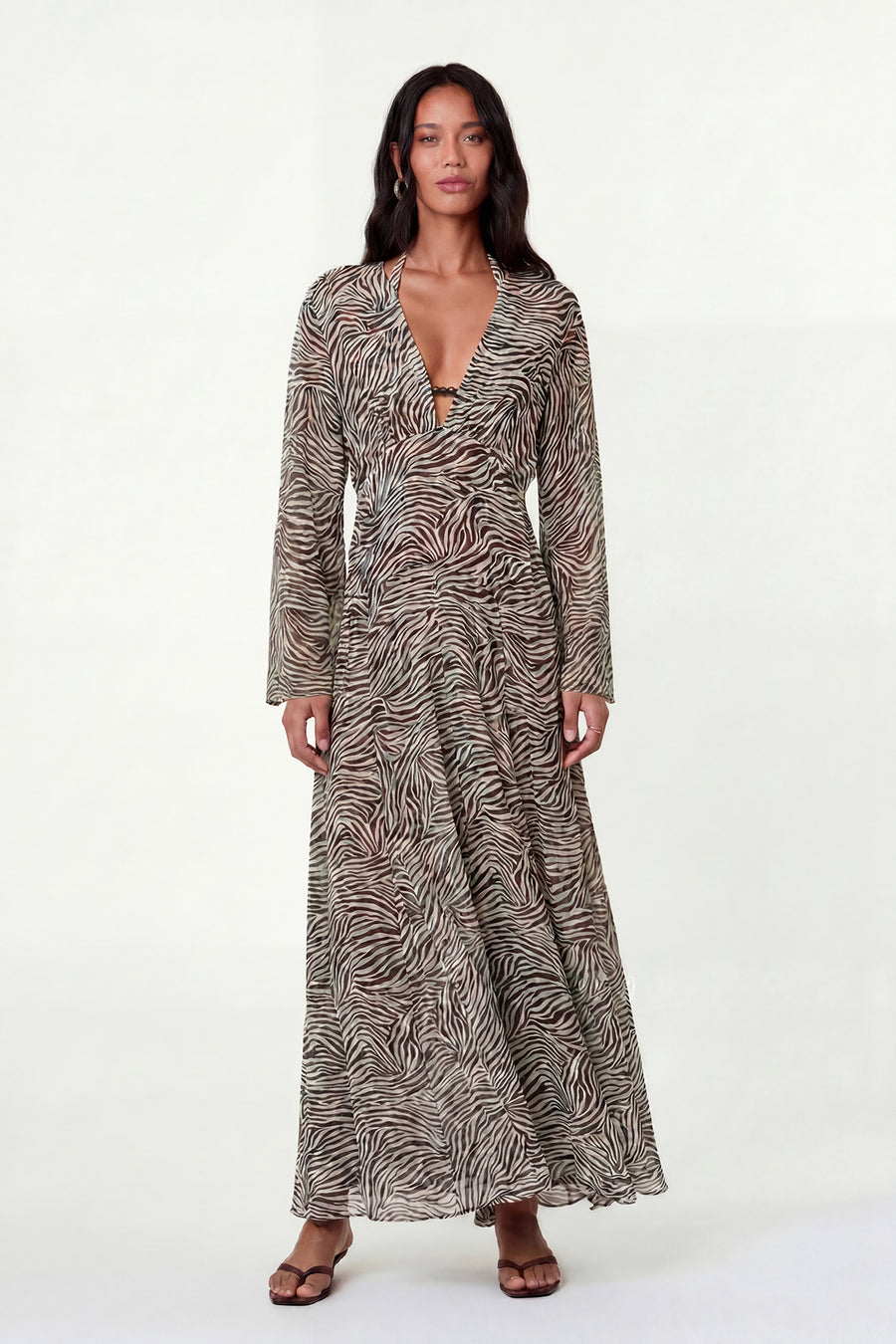 MARELLA DRESS - GRAPHIC ZEBRA