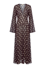 MARELLA DRESS - ESPRESSO IVORY POLKA DOT