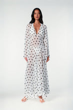 MARELLA DRESS - IVORY BLACK POLKA DOT